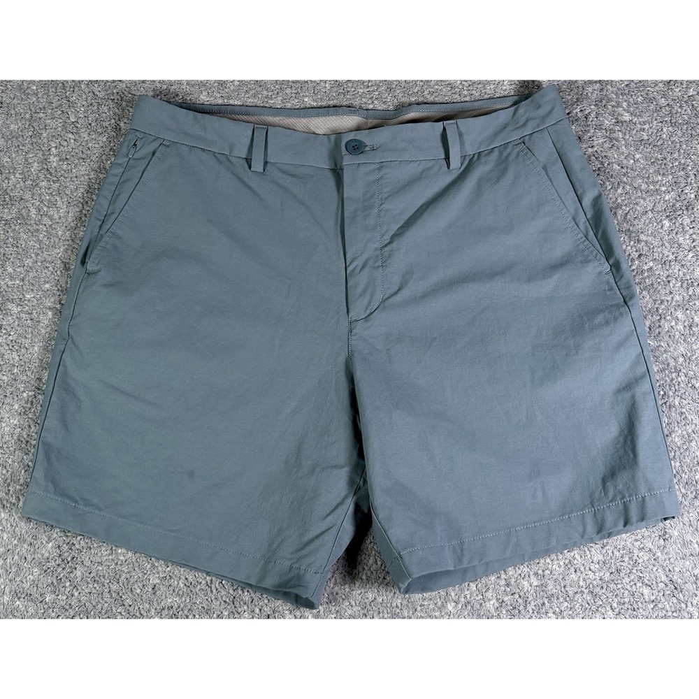 Vineyard Vines On-The-Go Shorts Mens 36 Blue 7" Performance OTG Stretch Golf